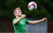 25 May 2018; Conor McCormack of Cork City warms up prior to the SSE Airtricity League Premier Division match between St Patrick's Athletic and Cork City at Richmond Park in Dublin. Photo by David Fitzgerald/Sportsfile