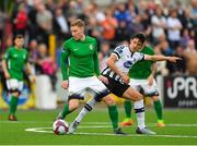 25 May 2018; Paul O'Conor of Bray Wanderers in action against Jamie McGrath of Dundalk during the SSE Airtricity League Premier Division match between Dundalk and Bray Wanderers, at Oriel Park in Dundalk. Photo by Seb Daly/Sportsfile