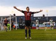 25 May 2018; Rob Cornwall of Bohemians celebrates after scoring his side's first goal during the SSE Airtricity League Premier Division match between Bohemians and Shamrock Rovers at Dalymount Park in Dublin. Photo by Stephen McCarthy/Sportsfile