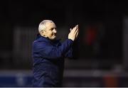 25 May 2018; Cork City manager John Caulfield applauds the support following the SSE Airtricity League Premier Division match between St Patrick's Athletic and Cork City at Richmond Park in Dublin. Photo by David Fitzgerald/Sportsfile