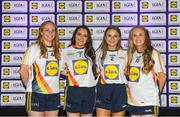 25 May 2018; The 2018 Lidl Teams of the Ladies National Football League awards were presented at Croke Park on Friday, May 25. The best players from the four divisions in the Lidl National Leagues have been selected, following nominations from opposition managers. Players receiving the most votes were selected in their positions on the Lidl Teams of the League. Pictured are Meath winners, from left, Sarah Powderly, Niamh Gallogly, Katie Newe, and Stacey Grimes. Croke Park, Dublin. Photo by Piaras Ó Mídheach/Sportsfile