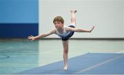 26 May 2018; Evan Kinsella from Dublin competing in the Boys u9 gymnastics. Over 3,500 children took part in Aldi Community Games May Festival on a sun-drenched, fun-filled weekend in University of Limerick from 26th to 27th May. Photo by Diarmuid Greene/Sportsfile