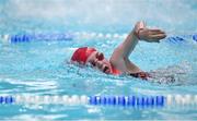 26 May 2018; Rebekah Friel, from Blackrock - Haggardstown, Co. Louth, competing in the Girls 10-13 100m Freestyle Relay event during the Aldi Community Games May Festival, which saw over 3,500 children take part in a fun-filled weekend at University of Limerick from 26th to 27th May. Photo by Sam Barnes/Sportsfile