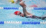 26 May 2018; Kate Delaney, from Blackrock - Haggardstown, Co. Louth, competing in the Girls 10-13 100m Freestyle Relay event during the Aldi Community Games May Festival, which saw over 3,500 children take part in a fun-filled weekend at University of Limerick from 26th to 27th May. Photo by Sam Barnes/Sportsfile