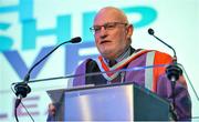 26 May 2018; Professor Pat Nolan, NUIG, speaking at the Dermot Earley Youth Leadership Recognition Day at Croke Park in Dublin. Photo by Piaras Ó Mídheach/Sportsfile