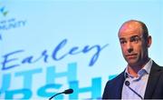 26 May 2018; Dermot Earley junior speaking at the Dermot Earley Youth Leadership Recognition Day at Croke Park in Dublin. Photo by Piaras Ó Mídheach/Sportsfile
