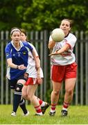 26 May 2018; Action from Pallas Foods, Newcastlewest, Co. Limerick, against Cadet School, Irish Defence Forces, The Curragh, Co. Kildare, during the LGFA Interfirms Blitz 2018 at Naomh Mearnóg GAA Club, Portmarnock, Dublin. This year seven companies competed for the top prize, while nine teams signed up to take part in a recreational blitz. Photo by Seb Daly/Sportsfile