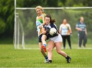 26 May 2018; Action from Pramerica, Letterkenny, Co. Donegal, against Glanbia, Ballyragget, Kilkenny, during the LGFA Interfirms Blitz 2018 at Naomh Mearnóg GAA Club, Portmarnock, Dublin. This year seven companies competed for the top prize, while nine teams signed up to take part in a recreational blitz. Photo by Seb Daly/Sportsfile
