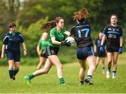 26 May 2018; Action from Baker McKenzie, Belfast, Co. Antrim, against Boston Scientific, Clonmel, Co. Tipperary, during the LGFA Interfirms Blitz 2018 at Naomh Mearnóg GAA Club, Portmarnock, Dublin. This year seven companies competed for the top prize, while nine teams signed up to take part in a recreational blitz. Photo by Seb Daly/Sportsfile
