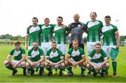 26 May 2018; The Ireland team prior to the European Deaf Sport Organization European Championships third qualifying round match between Ireland and Sweden at the FAI National Training Centre in Abbotstown, Dublin. Photo by Stephen McCarthy/Sportsfile