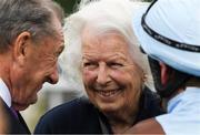 26 May 2018; Mrs Eve Stockwell with Derrick Smith and jockie Seamie Heffernan after Fairyland won The Cold Move Irish EBF Marble Hill Stakes during the Curragh Races Irish 2000 Guineas Day at the Curragh in Kildare. Photo by Ray McManus/Sportsfile