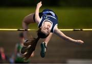 26 May 2018; Saoirse Allen of St. Senans A.C., Co. Kilkenny, competing in the High Jump as part of the Girls U15 Multi Events during the Irish Life Health Combined Events Day 1 at Morton Stadium, in Santry, Dublin. Photo by Harry Murphy/Sportsfile