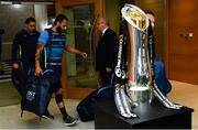 26 May 2018; Isa Nacewa of Leinster arrives ahead of the Guinness PRO14 Final between Leinster and Scarlets at the Aviva Stadium in Dublin. Photo by Ramsey Cardy/Sportsfile