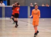 26 May 2018;  Owen Elding from Riverstown, Co. Sligo, celebrates after scoring a goal in the Indoor Soccer U13 & O10 Boys event during the Aldi Community Games May Festival, which saw over 3,500 children take part in a fun-filled weekend at University of Limerick from 26th to 27th May. Photo by Sam Barnes/Sportsfile