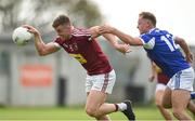 26 May 2018; Ger Egan of Westmeath in action against Damien O'Connor of Laois during the Leinster GAA Football Senior Championship Quarter-Final match between Laois and Westmeath at Bord na Mona O'Connor Park in Tullamore, Offaly. Photo by Matt Browne/Sportsfile