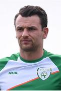 26 May 2018; Sean Young of Ireland prior to the European Deaf Sport Organization European Championships third qualifying round match between Ireland and Sweden at the FAI National Training Centre in Abbotstown, Dublin. Photo by Stephen McCarthy/Sportsfile