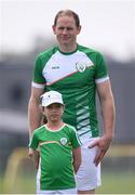 26 May 2018; Noel O'Donnell of Ireland prior to the European Deaf Sport Organization European Championships third qualifying round match between Ireland and Sweden at the FAI National Training Centre in Abbotstown, Dublin. Photo by Stephen McCarthy/Sportsfile