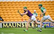 26 May 2018; Aidan Nolan of Wexford scores the second goal during the Leinster GAA Hurling Senior Championship Round 3 match between Offaly and Wexford at Bord na Mona O'Connor Park in Tullamore, Offaly. Photo by Matt Browne/Sportsfile