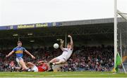 26 May 2018; Mark White of Cork makes a save from Liam Casey of Tipperary during the Munster GAA Football Senior Championship semi-final match between Tipperary and Cork at Semple Stadium in Thurles, County Tipperary. Photo by Eóin Noonan/Sportsfile