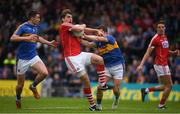 26 May 2018; Ian Maguire of Cork in action against Robbie Kiely of Tipperary during the Munster GAA Football Senior Championship semi-final match between Tipperary and Cork at Semple Stadium in Thurles, County Tipperary. Photo by Eóin Noonan/Sportsfile