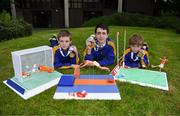 26 May 2018; The Leahy brothers, Shane, aged 11, Jack aged 14, and Morgan, aged 9, from Cratloe, Co. Clare, with their three gold medals after each won their respective Model Making event during day 1 of the Aldi Community Games. Over 3,500 children took part in Aldi Community Games May Festival on a sun-drenched, fun-filled weekend in University of Limerick from 26th to 27th May. Photo by Diarmuid Greene/Sportsfile