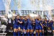 26 May 2018; Isa Nacewa lifts the trophy for Leinster after the Guinness PRO14 Final match between Leinster and Scarlets at the Aviva Stadium in Dublin. Photo by Ramsey Cardy/Sportsfile