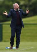 26 May 2018; Ireland manager Stuart Hayden during the European Deaf Sport Organization European Championships third qualifying round match between Ireland and Sweden at the FAI National Training Centre in Abbotstown, Dublin. Photo by Stephen McCarthy/Sportsfile