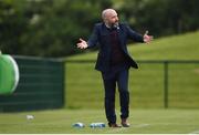 26 May 2018; Ireland manager Stuart Hayden during the European Deaf Sport Organization European Championships third qualifying round match between Ireland and Sweden at the FAI National Training Centre in Abbotstown, Dublin. Photo by Stephen McCarthy/Sportsfile