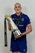 26 May 2018; Devin Toner of Leinster with the PRO14 trophy following the Guinness PRO14 Final between Leinster and Scarlets at the Aviva Stadium in Dublin. Photo by Ramsey Cardy/Sportsfile