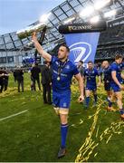 26 May 2018; Jack Conan of Leinster following their victory in the Guinness PRO14 Final between Leinster and Scarlets at the Aviva Stadium in Dublin. Photo by Ramsey Cardy/Sportsfile