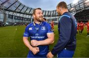 26 May 2018; Cian Healy of Leinster following their victory in the Guinness PRO14 Final between Leinster and Scarlets at the Aviva Stadium in Dublin. Photo by Ramsey Cardy/Sportsfile