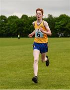 27 May 2018; Gerard Dunne, from Doonbeg, Co. Clare, on his way to winning the 1200m Cross Country Final during Day 2 of the Aldi Community Games May Festival, which saw over 3,500 children take part in a fun-filled weekend at University of Limerick from 26th to 27th May. Photo by Diarmuid Greene/Sportsfile