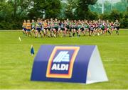 27 May 2018; A general view of the 1200m Cross Country Mixed Final during Day 2 of the Aldi Community Games May Festival, which saw over 3,500 children take part in a fun-filled weekend at University of Limerick from 26th to 27th May. Photo by Diarmuid Greene/Sportsfile