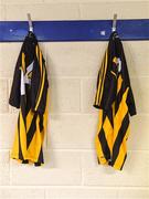 27 May 2018; A general view of Kilkenny jerseys in the dressing room before the Leinster GAA Hurling Senior Championship Round 3 match between Galway and Kilkenny at Pearse Stadium in Galway. Photo by Piaras Ó Mídheach/Sportsfile