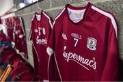 27 May 2018; The jersey of Galway hurler Aidan Harte in the dressing room before the Leinster GAA Hurling Senior Championship Round 3 match between Galway and Kilkenny at Pearse Stadium in Galway. Photo by Piaras Ó Mídheach/Sportsfile