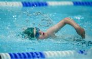 27 May 2018;  Conor Mcdonald, from St Lazerians,  Co. Carlow, competing in the U8 - O7 25m Freestyle event during Day 2 of the Aldi Community Games May Festival, which saw over 3,500 children take part in a fun-filled weekend at University of Limerick from 26th to 27th May.  Photo by Sam Barnes/Sportsfile