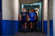 27 May 2018; Dublin captain Stephen Cluxton leads his side out ahead of the Leinster GAA Football Senior Championship Quarter-Final match between Wicklow and Dublin at O'Moore Park in Portlaoise, Co Laois. Photo by Ramsey Cardy/Sportsfile