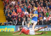27 May 2018; Jake Morris of Tipperary watches as his late point goes over the bar to draw the game during the Munster GAA Hurling Senior Championship Round 2 match between Tipperary and Cork at Semple Stadium in Thurles, Tipperary. Photo by Eóin Noonan/Sportsfile