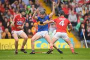 27 May 2018; Dan McCormack of Tipperary in action against Colm Spillane of Cork during the Munster GAA Hurling Senior Championship Round 2 match between Tipperary and Cork at Semple Stadium in Thurles, Tipperary. Photo by Eóin Noonan/Sportsfile