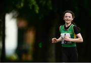 27 May 2018; Sophie Dolan, from Dunboyne, Co Meath, on her way to winning the Duathlon during Day 2 of the Aldi Community Games May Festival, which saw over 3,500 children take part in a fun-filled weekend at University of Limerick from 26th to 27th May.  Photo by Diarmuid Greene/Sportsfile