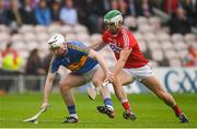 27 May 2018; Séamus Kennedy of Tipperary in action against Shane Kingston of Cork during the Munster GAA Hurling Senior Championship Round 2 match between Tipperary and Cork at Semple Stadium in Thurles, Tipperary. Photo by Eóin Noonan/Sportsfile