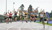 27 May 2018; Heptathletes celebrate after they finished their days events during the Irish Life Health AAI Games and Combined Events Day 2 Combined Events at Morton Stadium in Santry, Dublin. Photo by David Fitzgerald/Sportsfile