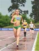 27 May 2018; Amy McTeggart of Boyne A.C., Co Louth, on her way to winning the Senior Women Multi Events during the Irish Life Health AAI Games and Combined Events Day 2 Combined Events at Morton Stadium in Santry, Dublin. Photo by David Fitzgerald/Sportsfile