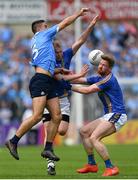 27 May 2018; James McCarthy of Dublin in action against Theo Smyth and Kevin Murphy of Wicklow during the Leinster GAA Football Senior Championship Quarter-Final match between Wicklow and Dublin at O'Moore Park in Portlaoise, Co Laois. Photo by Ramsey Cardy/Sportsfile