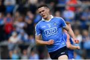 27 May 2018; Brian Fenton of Dublin after scoring his side's first goal during the Leinster GAA Football Senior Championship Quarter-Final match between Wicklow and Dublin at O'Moore Park in Portlaoise, Co Laois. Photo by Ramsey Cardy/Sportsfile