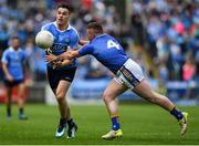 27 May 2018; Paddy Andrews of Dublin is tackled by Eoin Murtagh of Wicklow during the Leinster GAA Football Senior Championship Quarter-Final match between Wicklow and Dublin at O'Moore Park in Portlaoise, Co Laois. Photo by Ramsey Cardy/Sportsfile
