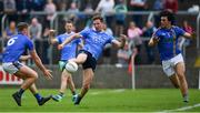 27 May 2018; Ciaran Kilkenny of Dublin shoots to score his side's third goal of the game during the Leinster GAA Football Senior Championship Quarter-Final match between Wicklow and Dublin at O'Moore Park in Portlaoise, Co Laois. Photo by Ramsey Cardy/Sportsfile