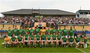 27 May 2018; Meath players prior to the Leinster GAA Football Senior Championship Quarter-Final match between Longford and Meath at Glennon Brothers Pearse Park in Longford. Photo by Harry Murphy/Sportsfile
