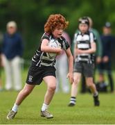 26 May 2018; Myles McNamara of Kilcullen, Co. Kildare, during the Mini Rugby event. Over 3,500 children took part in Aldi Community Games May Festival on a sun-drenched, fun-filled weekend in University of Limerick from 26th to 27th May. Photo by Diarmuid Greene/Sportsfile