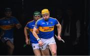 27 May 2018; Tipperary captain Pádraic Maher leads his side out ahead of the Munster GAA Hurling Senior Championship Round 2 match between Tipperary and Cork at Semple Stadium in Thurles, Tipperary. Photo by Daire Brennan/Sportsfile